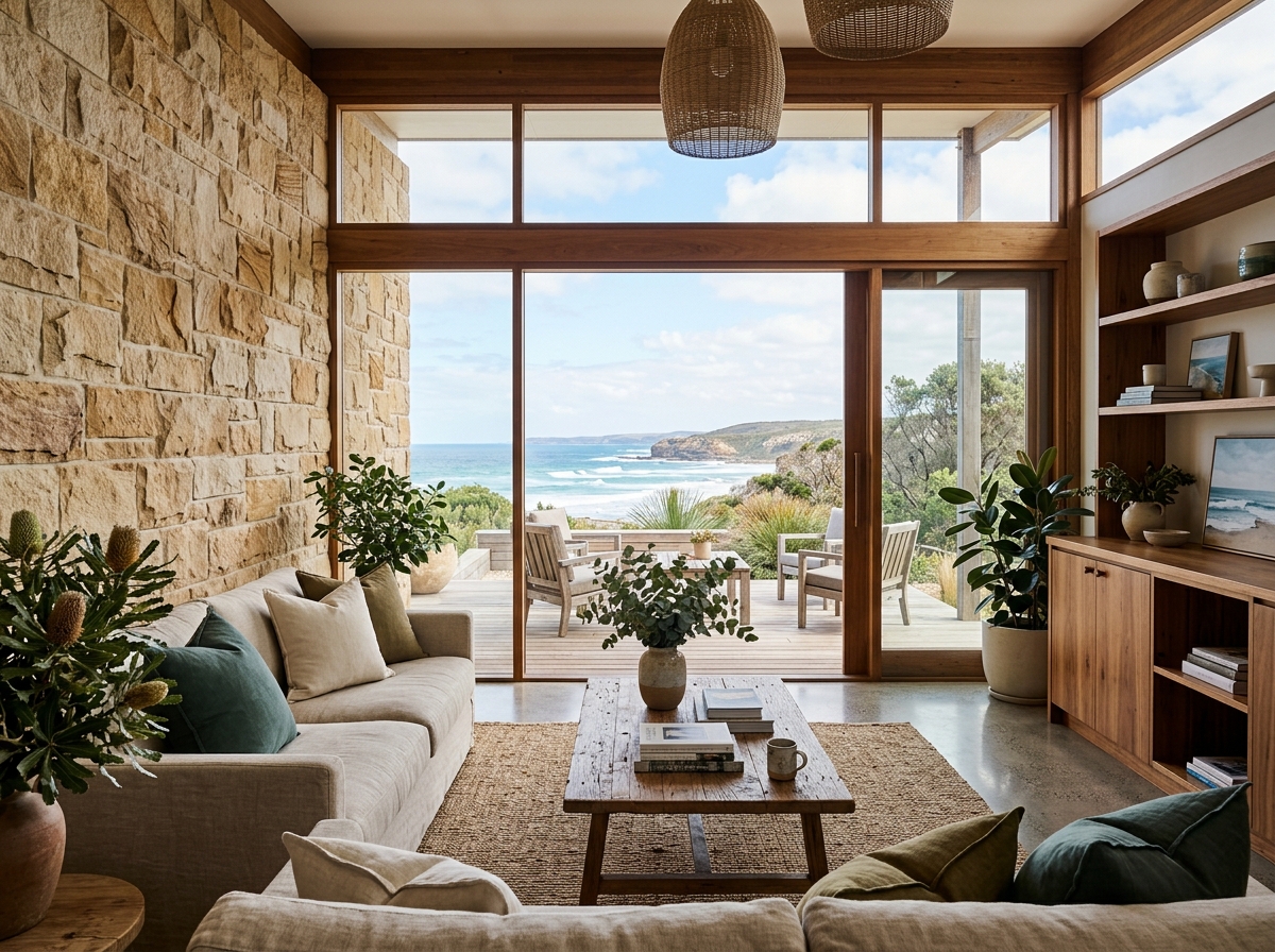 AusStayGuide material and interior design details