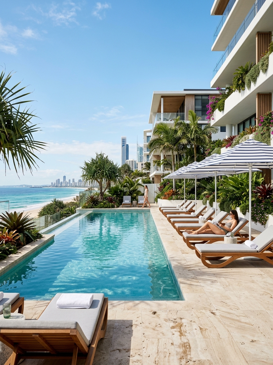 AusStayGuide outdoor swimming pool